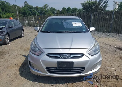 2012 Hyundai Accent Gls from USA, damaged, VIN KMHCU4AE8CU064458
